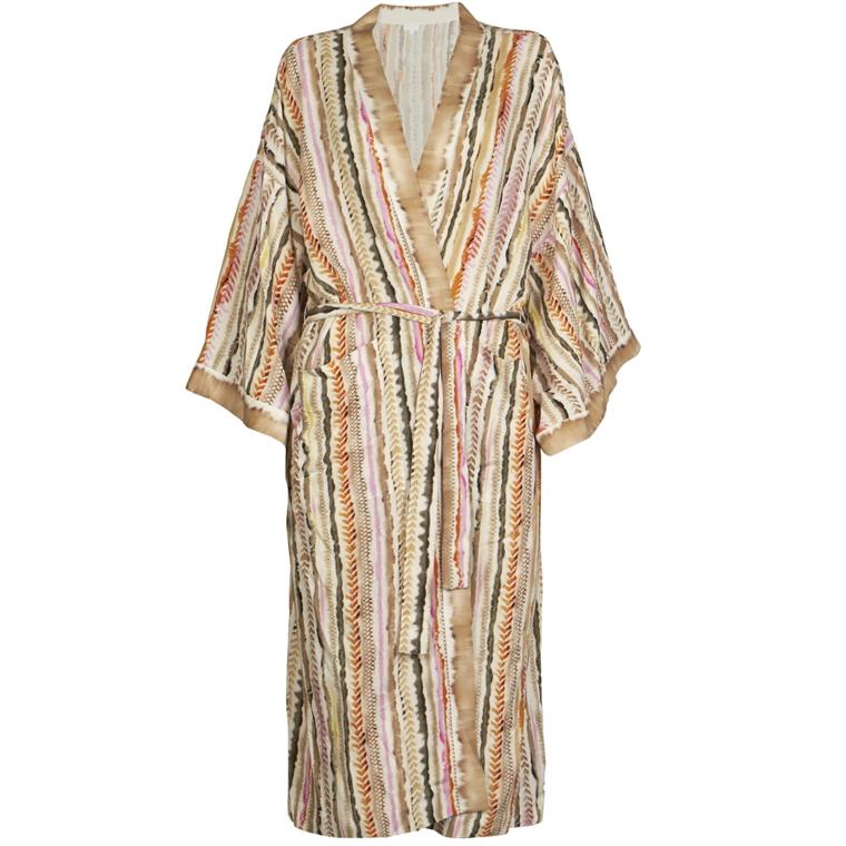 Lala Berlin Kimono Kitty, Sunset Stripe